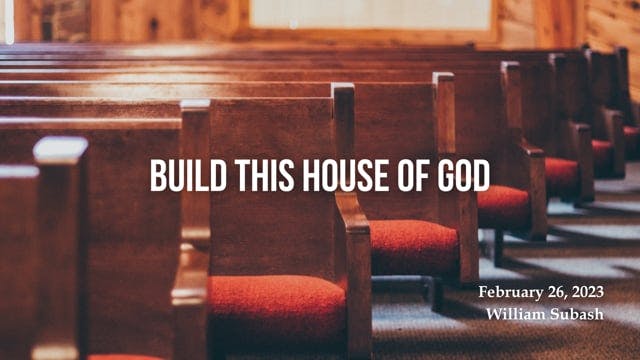 Build This House of God