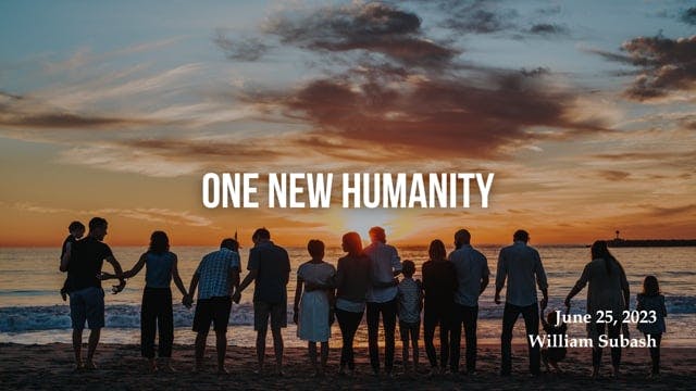 One New Humanity