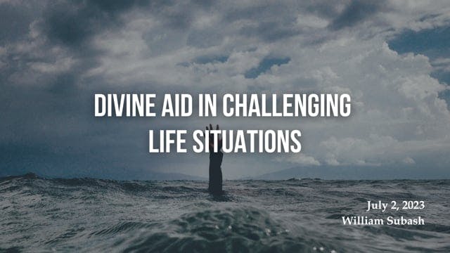 Divine Aid in Challenging Life Situations